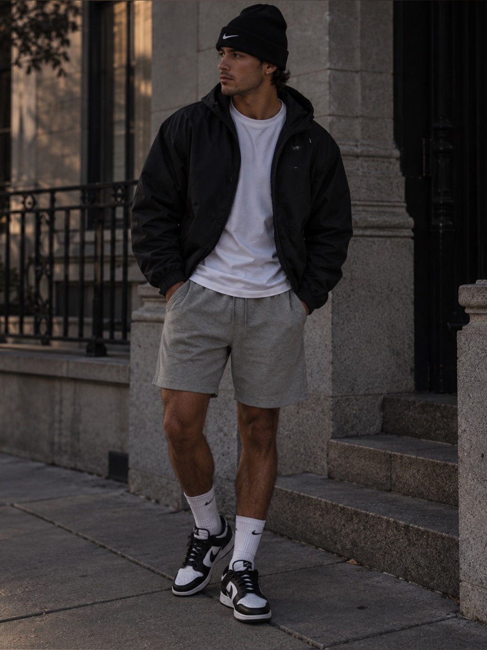 Goodfellow & Co Gray Athletic Knit Drawstring Shorts